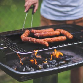 Grill Mat BBQ Pad Non Stick Copper Barbecue Mat Cooking Chef Bake Reusable